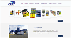Desktop Screenshot of fortquimica.com.br